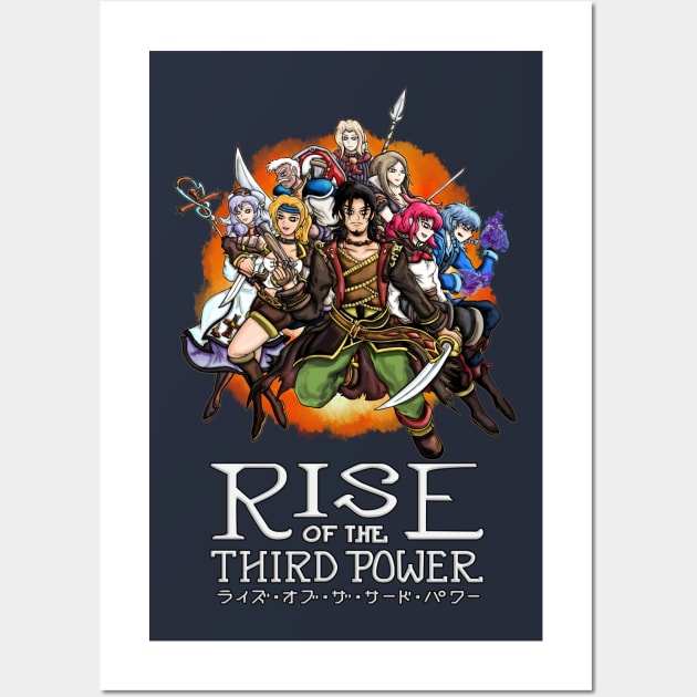 Rise of the Third Power Heroes Wall Art by WarioPunk
